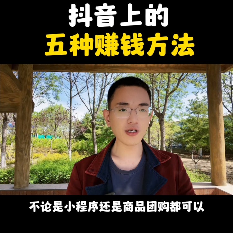 抖音上的五种赚钱方法#自媒体